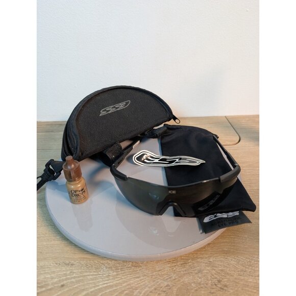 Ess Ice Naro Sunglasses Safety Military ANSI Z87 With Case Eyeshield - Picture 1 of 5